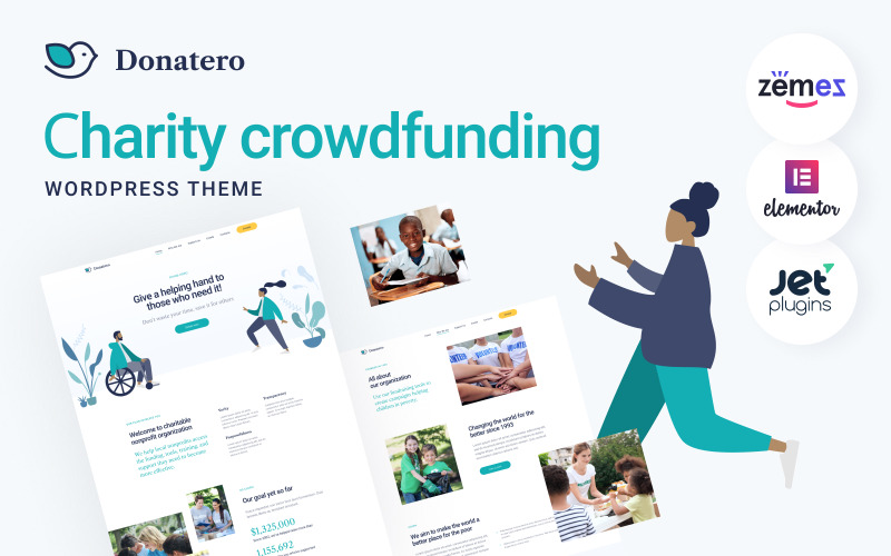 Charity Crowdfunding WordPress Theme