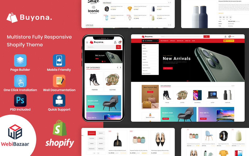 commerce Template Shopify Theme