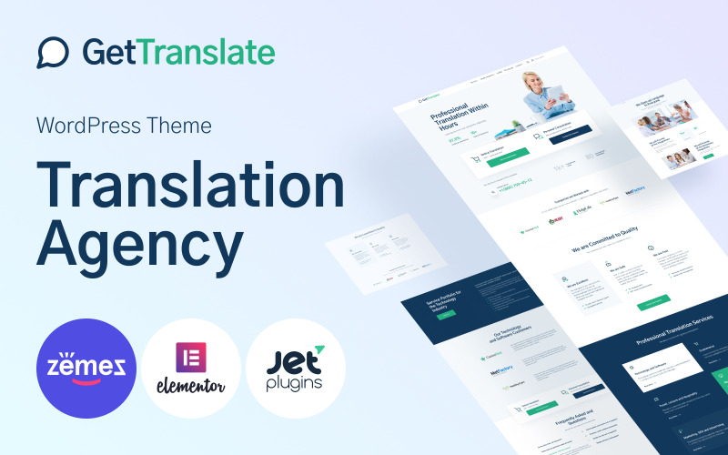 бюро переводов wordpress тема