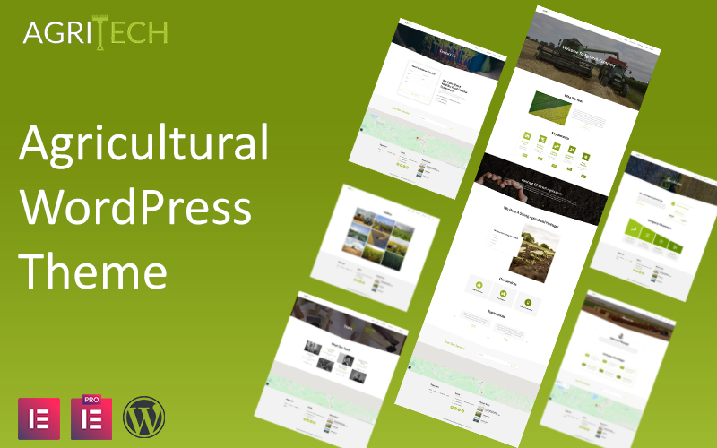 сельское хозяйство промышленность wordpress тема