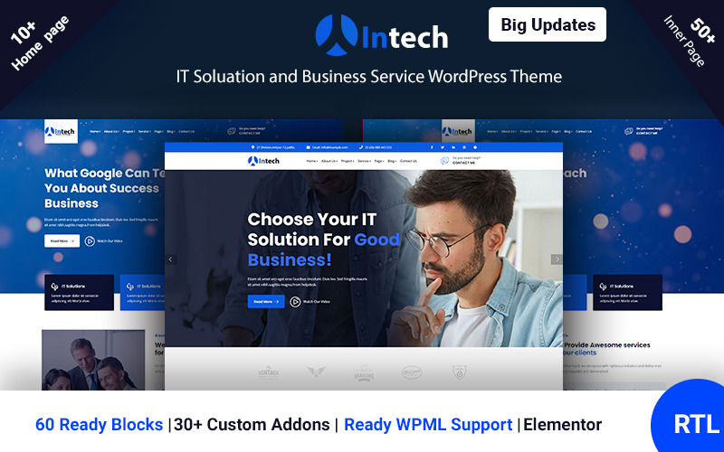 it решение и технологические услуги wordpress тема