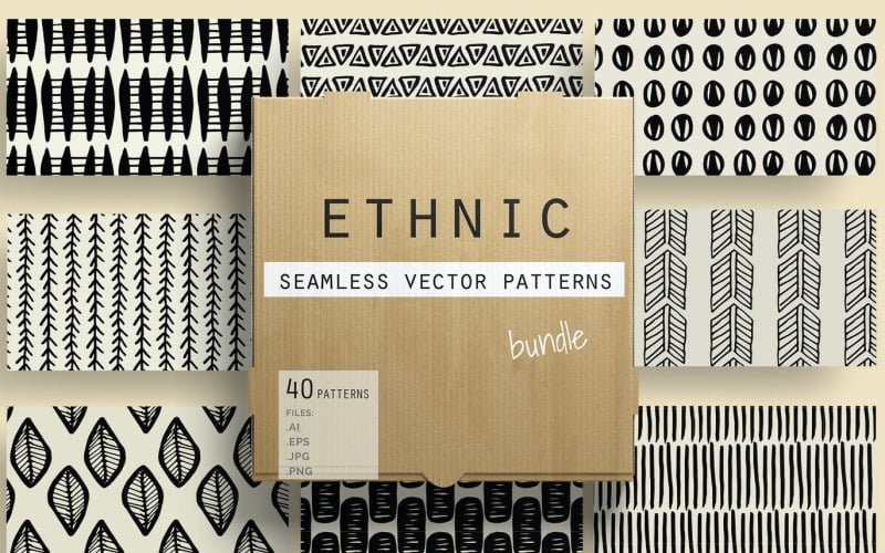 Download Pattern "Ethnic Seamless Vector Pattern" / Ethnic Seamless Vector Pattern - Pattern на тему графика pattern,vector,seamless pattern,ethnic