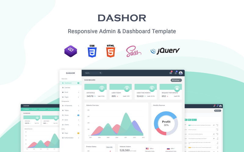 Responsive Admin Template