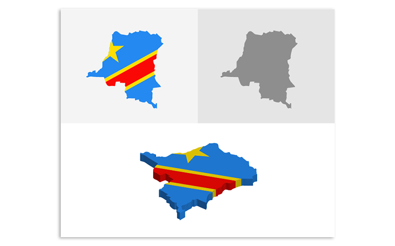 Download Vector "3D and Flat Democratic Republic of the Congo Map - Vector Image" / 3D and Flat Democratic Republic of the Congo Map - Vector Image - Vector на тему графика atlas,border,capitals,cartography,chart,company,countries,country,dotted map,education,geography,headquarters,infographic,infographic map,layered,map,ocean,pins,route,stripes