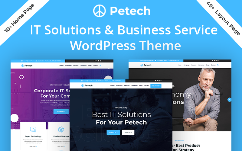 it-решение и бизнес - сервис wordpress тема