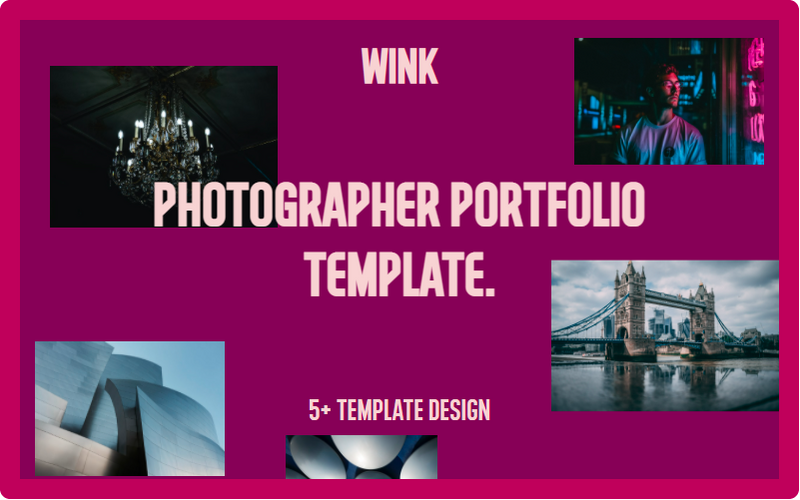 портфолио фотографа многофункциональное