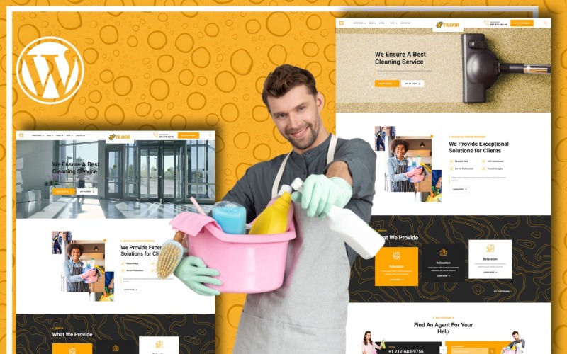 Cleaning Service WordPress Theme