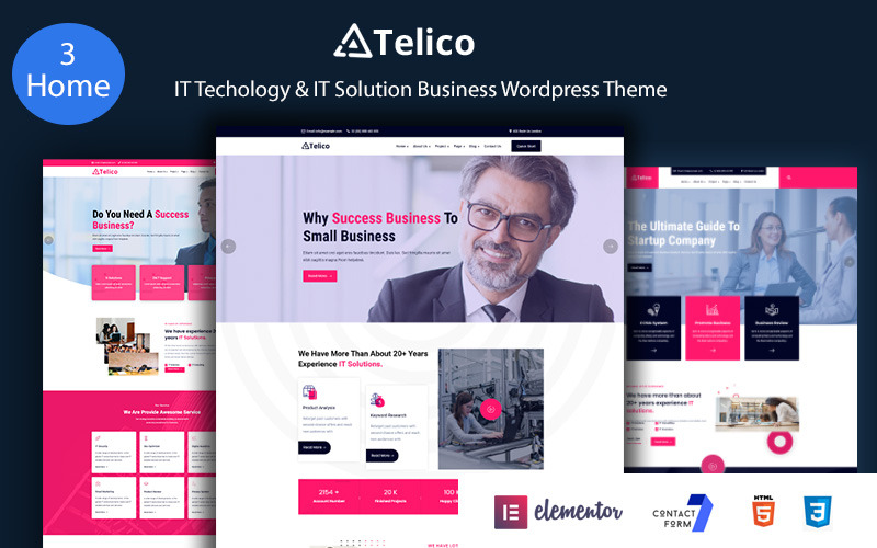 it technology &amp; it solutions business wordpress theme