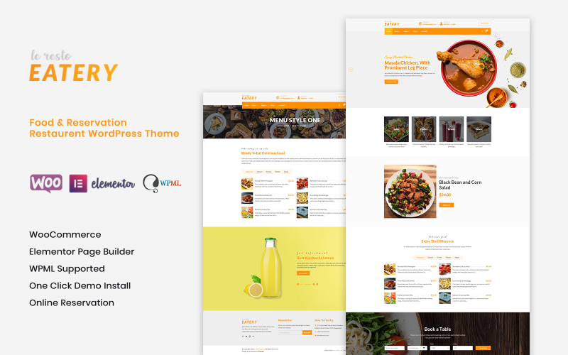Restaurant WordPress Theme