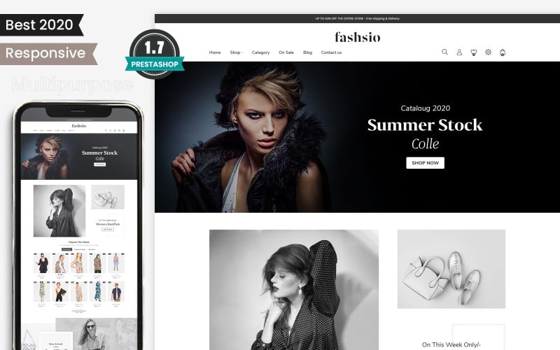 Fashion Minimal Store PrestaShop Theme