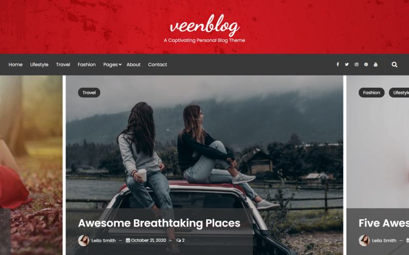Personal Blog WordPress Theme
