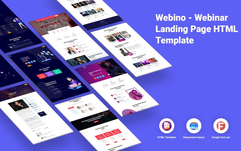 Webinar Landing Page Website Template