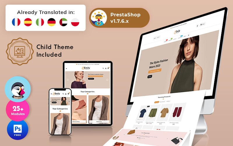 emily – fashion multipurpose prestashop theme