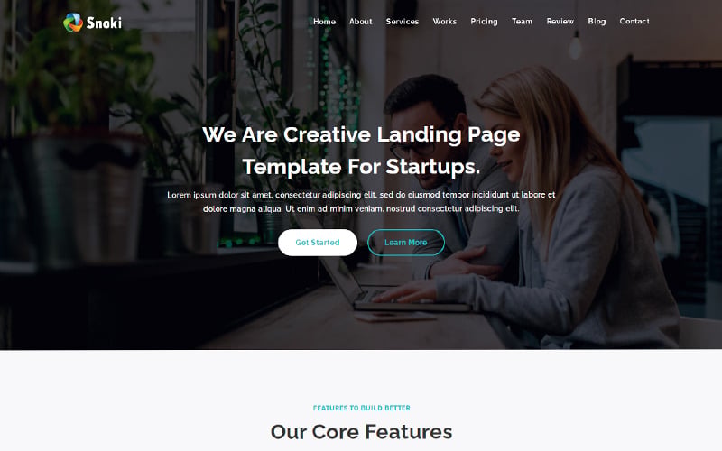 seo agency &amp; business html landing page template