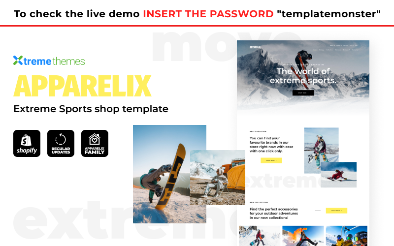 Extreme Sports Shop Shopify Theme
