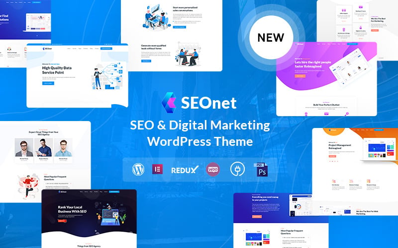 SEO and  Digital Marketing WordPress Theme