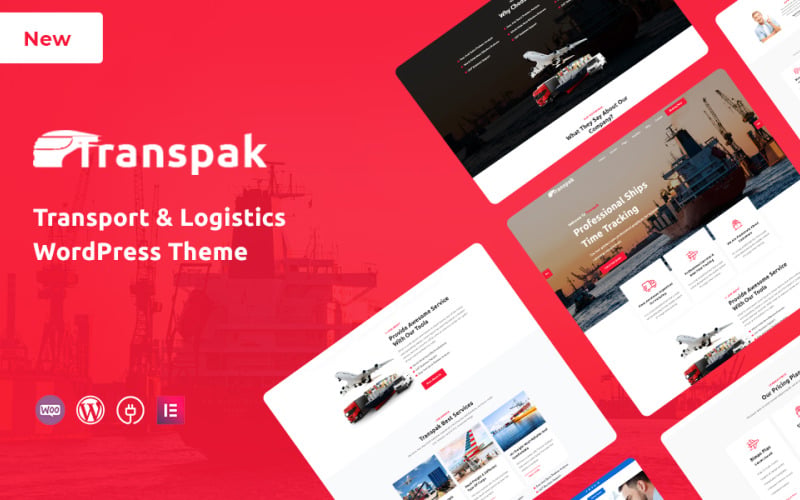 Transport and Logistics Responsive WordPress Theme
