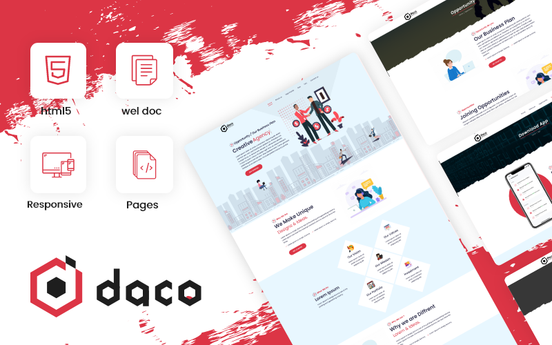 Corporate Business Consulting Theme Website Template