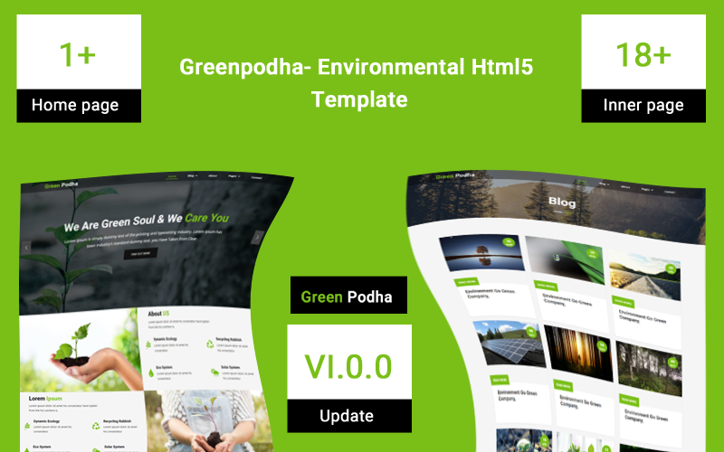 Environmental Html5 Website Template
