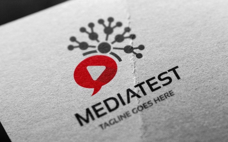 Download Шаблон логотипа "Mediatest Logo Template" / Mediatest Logo Template - Шаблон логотипа на тему графика application,artis,arts,creative,design company,entertainment,game,games,interactive,media,movie,mp3,multimedia,music,musics,play,player,programes,reccord,rock