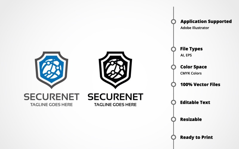 Download Шаблон логотипа "Securenet Logo Template" / Securenet Logo Template - Шаблон логотипа на тему графика app,badge,branding,computer,connect,corporate,crest,data,defend,digital,firm,game,guard,hardware,hitech,insurance,internet,net,protection,security