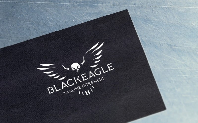 Download Шаблон логотипа "Black Eagle Logo Template" / Black Eagle Logo Template - Шаблон логотипа на тему графика bird,black,brand,branding,business,city,company,eagle,fantastic,fire,flame,flight,fly,gold,group,identity,legend,phoenix,strong,sun