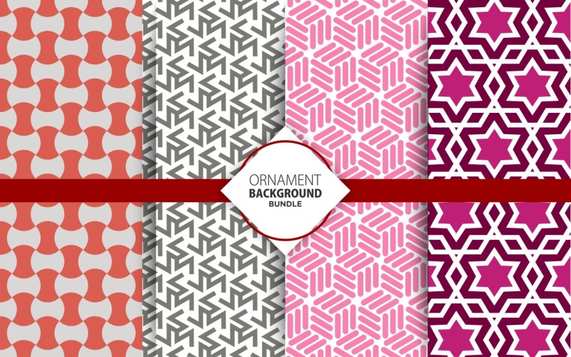 Download Pattern "4 Seamless Geometric Background Set 8 Pattern" / 4 Seamless Geometric Background Set 8 Pattern - Pattern на тему графика background,texture,pattern,frame,wallpaper,vintage,retro,flat,decorative,abstract,art deco,backgrounds,corner design,decor,decoration,elegance,floral pattern,illustrations,vector art,leaf