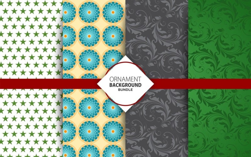 Download Pattern "4 Seamless Ornament Background Set 17 Pattern" / 4 Seamless Ornament Background Set 17 Pattern - Pattern на тему графика background,texture,pattern,frame,wallpaper,vintage,retro,flat,decorative,abstract,art deco,backgrounds,corner design,decor,decoration,elegance,floral pattern,illustrations,vector art,leaf
