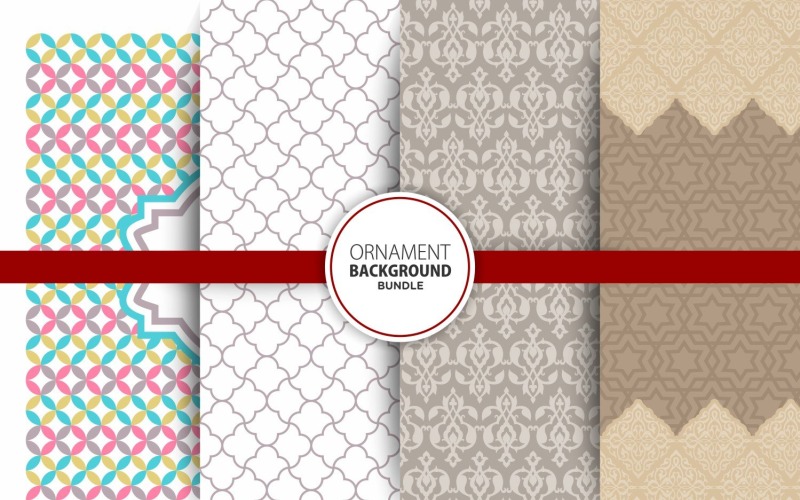 Download Pattern "4 Seamless Ornamental  Background Set 4 Pattern" / 4 Seamless Ornamental  Background Set 4 Pattern - Pattern на тему графика background,texture,pattern,frame,wallpaper,vintage,retro,flat,decorative,abstract,art deco,backgrounds,corner design,decor,decoration,elegance,floral pattern,illustrations,vector art,leaf