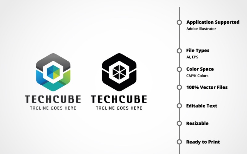 Download Шаблон логотипа "Technology Cube Logo Template" / Technology Cube Logo Template - Шаблон логотипа на тему графика box,brand,clean,communications,corporate,dimension,identity,innovation,investment,marketing,media,modern,network,professional,quad,quadrangle,quadrilateral,real estate,solution,square