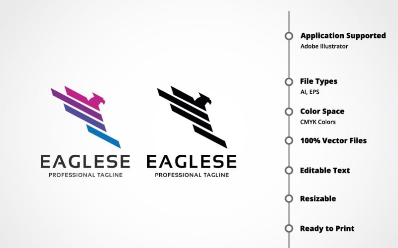 Download Шаблон логотипа "Eaglese Logo Template" / Eaglese Logo Template - Шаблон логотипа на тему графика animal,animals,birth,calligraphic,calligraphy,consulting,crest,crow,design,eagle,financial,fly,hotel,hunter,identity,law,law firm,outdoor,pheonix,phoenix