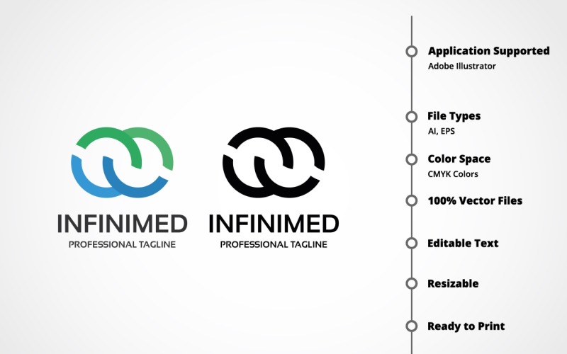 Download Шаблон логотипа "Infinity Media Logo Template" / Infinity Media Logo Template - Шаблон логотипа на тему графика brand,colorful,communication,company,consulting,corporate,creative,development,elegant,endless,full color,infinity,law,management,marketing,media,modern,movement,resources,social media