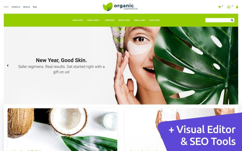 Make Up Shop MotoCMS Ecommerce Template