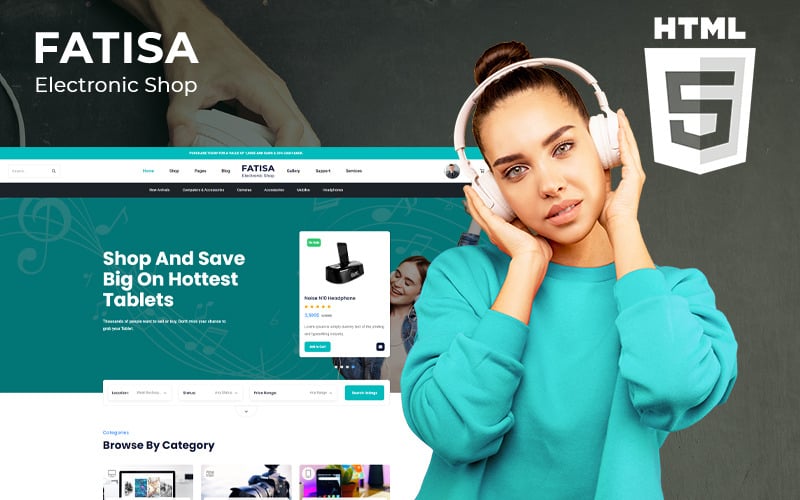 Electronics Website Template