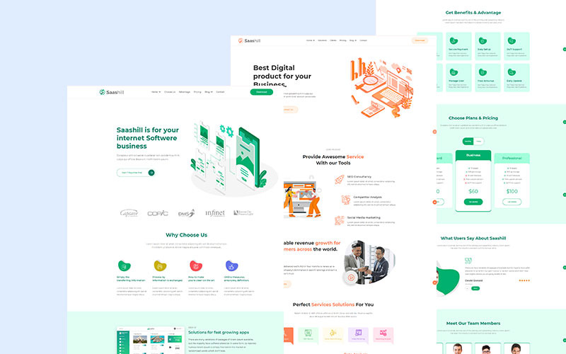 Software Website Template