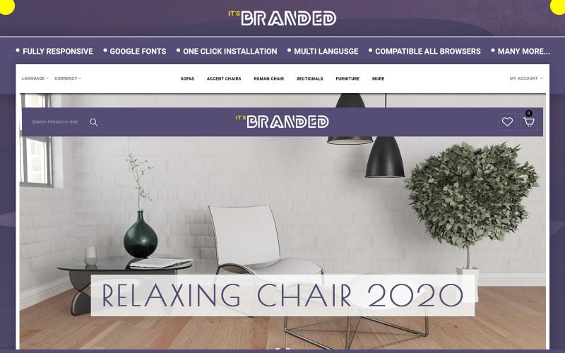 Furniture Store OpenCart Template