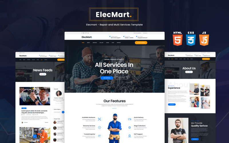Repair and Multi Services Website Template