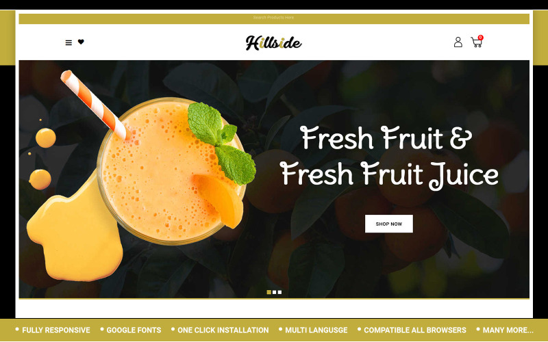 Fruit Store OpenCart Template