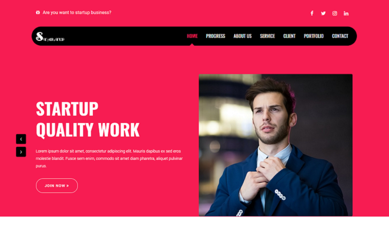 Business Landing Page Template