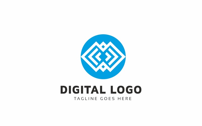 Download Шаблон логотипа "Digital Logo Template" / Digital Logo Template - Шаблон логотипа на тему графика agency,app,apps,business,colorful,commerce,community,company,connection,connections,consulting,corporate,creative,design,developer,dna,exchange,finance,group,groups