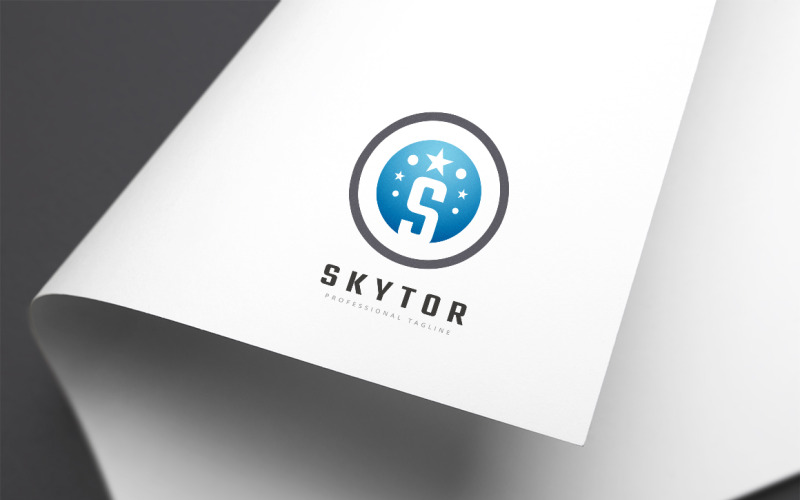 Download Шаблон логотипа "Skytor Logo Template" / Skytor Logo Template - Шаблон логотипа на тему графика bank,blue,branding,business,capital,company brand,economy,elegant,finance,gray,grey,insurance,invest,letter,market,modern,professional,programming software,real estate,rise