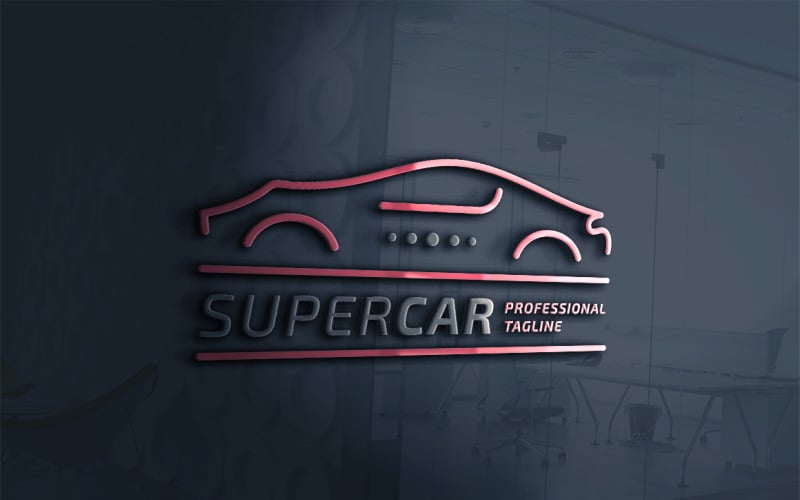 Download Шаблон логотипа "Super Car Logo Template" / Super Car Logo Template - Шаблон логотипа на тему графика auto,automobile,automotive,black,car,car shop,corporate,dealer,design,elegant,flat,future car,line,lines,logo,mechanic,motor,professional,race car,racing