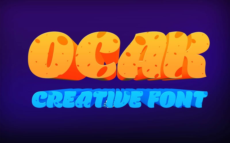 Download Шрифт "Ocak Font" / Ocak Font - Шрифт на тему графика font,script,fun,display,decorative