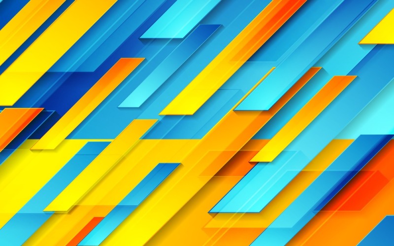 Download Background "Orange Tech Geometric Background" / Orange Tech Geometric Background - Background на тему графика blue,abstract,background,tech,orange