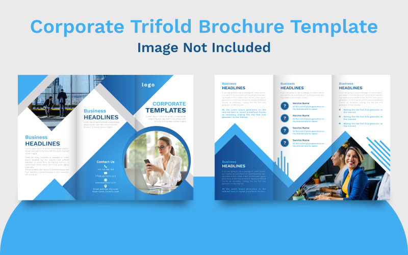 Download Фирменный стиль "Trifold Brochure Design - Corporate Identity Template" / Trifold Brochure Design - Corporate Identity Template - Фирменный стиль на тему графика brochure design,flyer brochure,corporate brochure,company profile,catalog,print design,abstract,modern,business brochure,booklet,flyer,brand identity,presentations,annual report,agency,creati