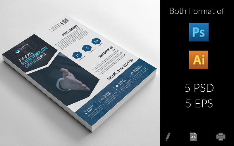 Download Фирменный стиль "Zahan Business Flyer" / Zahan Business Flyer - Фирменный стиль на тему графика psd,flyer,corporate,liflet,computer,internet,stationery,poster,blue,hiquality,official,sample,business,logo,professional,modern,art,standard,creative,graphics
