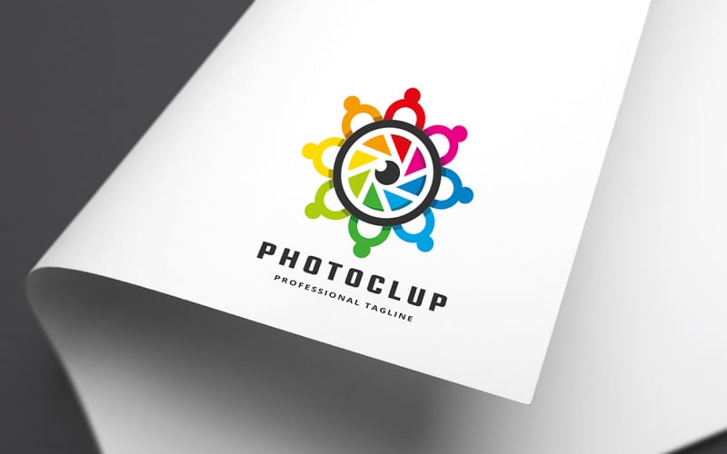 Download Шаблон логотипа "Photo Clup Logo Template" / Photo Clup Logo Template - Шаблон логотипа на тему графика agency,book,brand,branding,camera,code,coding,corporate,creative,hardware,identity,letter,logo,logotype,minimal,minimalist,photo,photographer,photography,portfolio