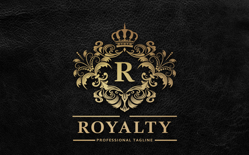 Download Шаблон логотипа "Royalty Logo Template" / Royalty Logo Template - Шаблон логотипа на тему графика beauty,blazon,calligraphic,calligraphy,classic,crest,crown,decorative,elegant,emblem,fashion,flourish,heraldic,heraldry,hotel,jewellery,law firm,letter,luxurious logo,luxury
