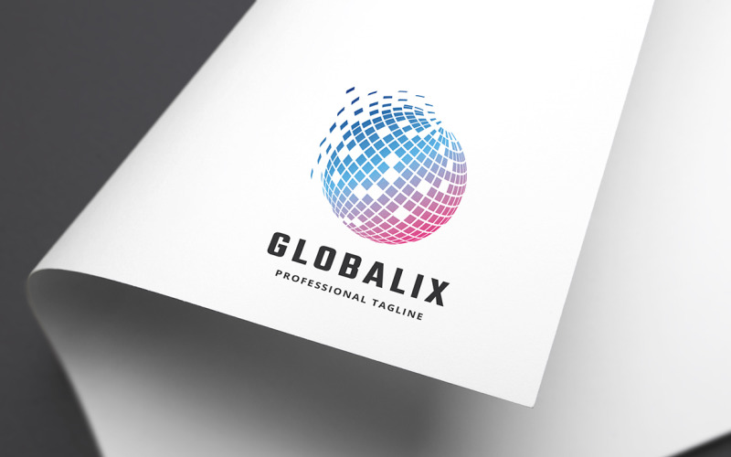 Download Шаблон логотипа "Globalix Logo Template" / Globalix Logo Template - Шаблон логотипа на тему графика advertising,analysis,arrow,bank,chart,consulting,data,dynamic,fast,finance,financial,global,graph,grow,growing,growth,increase,invest,investment,market