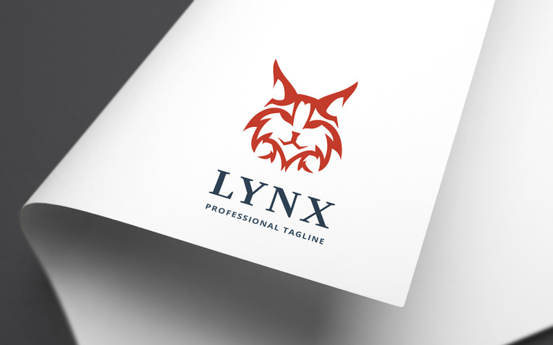 Download Шаблон логотипа "Lynx Logo Template" / Lynx Logo Template - Шаблон логотипа на тему графика animal,animals,cat,cat logo,corporate,corporate logo,grey,logo,lynx logo,orange,security,security logo,wild,wild cat